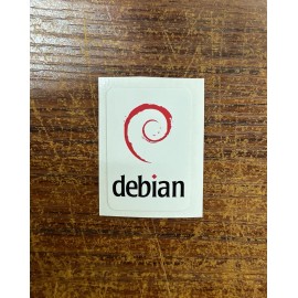 Intel 1x Debian Linux Desktop / Laptop sticker label (NEW)
