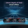 7 Inch Car LED HUD Display Time Speedometer Display Over