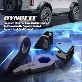 1-3 Inch Leveling Lift Kit, Dynofit Torsion Bars Key with Shock Extender Brackets for 2001-2010 Silverado GMC Sierra 1500HD 2500 2500HD 3500 3500HD 2WD 4WD 8 Lug, 1-3" Forged Suspension Lift Kit