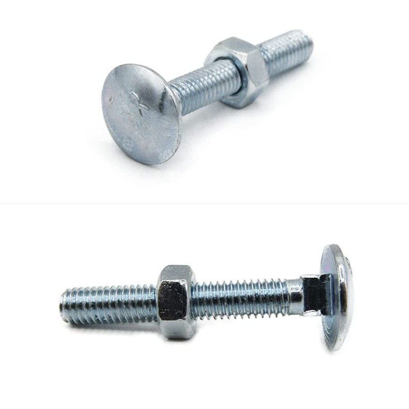 M6 (6mm x 40mm) Cup Square Carriage/Coach Bolt & Nut