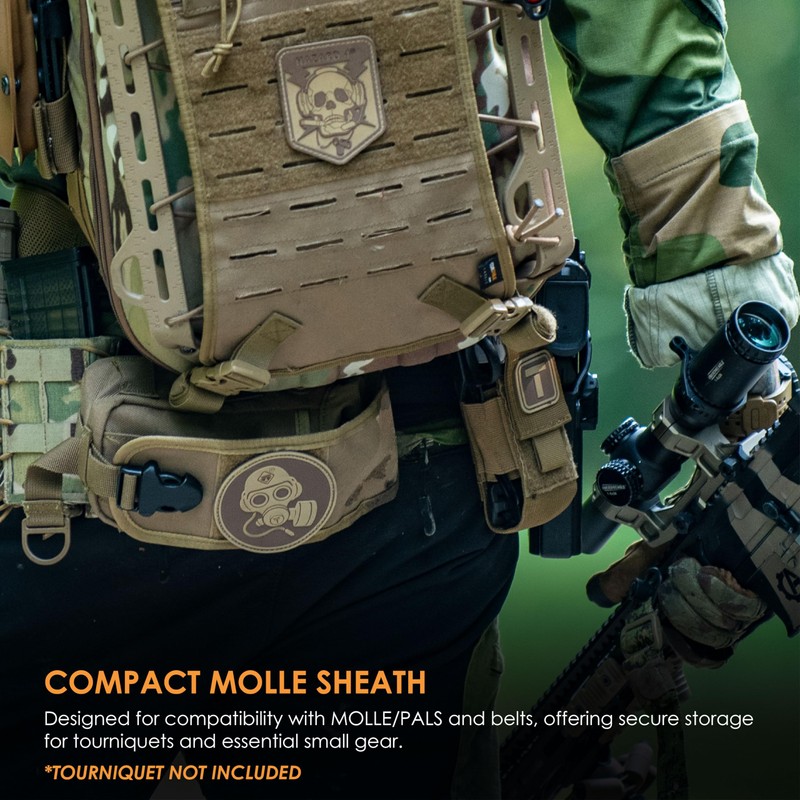 Hazard 4 Tourniquet Storage/Molle Medical Pouch - Black Small