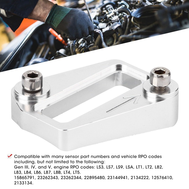 Moofey MAF Sensor Bung, Aluminum Alloy Mass Air Sensor Mount