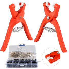 GROTOLY Safety Eye Tool Orange Safety Eyes for Crocheting Auxiliary Tool for Attaching Eyes Crochet Tools DIY Craft Crochet & Stuffed 5-30mm Animal Eyes Making Supplies（1pc）