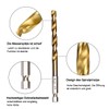Drill Bit Set, 13 Pieces Hex Shank, High Speed Steel