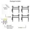 Wallniture Boto Wrought Iron Towel Rack, Rustic Wall Decor and