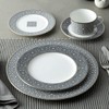 Noritake Infinity 5-Piece Place Dinnerware Setting in Black/Graphite/Grey, Multicolor