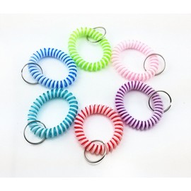 Diseño de arcoíris Blovess cambio Gradual Flexible bobina espiral hacia la pulsera de colores
