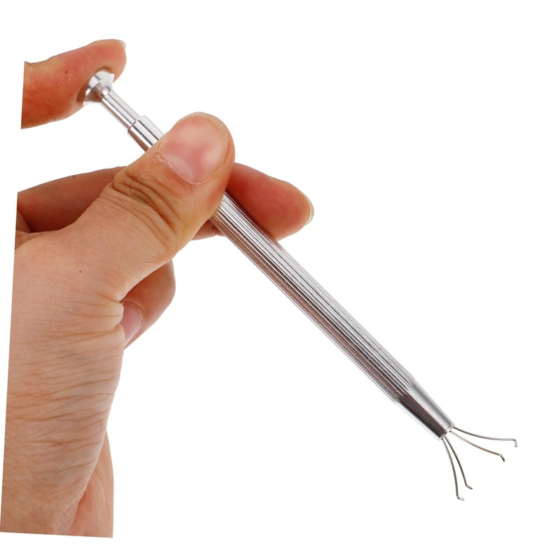 CORHAD Jewelry Tweezers Stainless Steel Tips Non-Slip Handle Multi-use for
