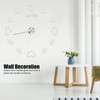 Innovative DIY Wall Clock Acrylic Mirror Surface Wall Sticker Clock