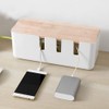 Cable management box, 11.9 x 4.9 x 4.5 inch cable