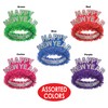 Beistle 50 Piece Happy New Year Headband Tiaras NYE Party