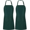 Utopia Kitchen 2 Pack Adjustable Bib Apron for Men and