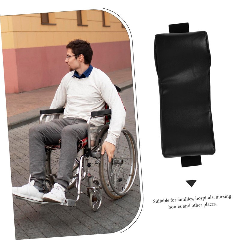 KOMBIUDA Wheelchair Neck Support Pillow Adjustable Headrest for Seniors Elastic