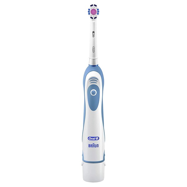 Oral-B 3D White Brilliance Whitening Battery Power Electric Toothbrush, White