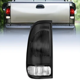 Nilight Taillight Assembly Compatible with 1997 1998 1999 2000 2001 2002 2003 2004 2005 2006 2007 F150 Styleside F250 F350 F450 F550 Super Duty Smoke Rear Lamp OE Style