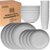 Wheat Straw Dinnerware Sets | Unbreakable Dinnerware Sets | Dishwasher