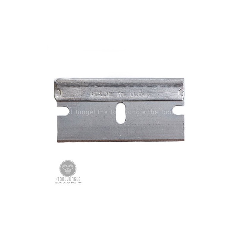 Single Edge Industrial Razor Blades 100 Pack with Mini Scraper