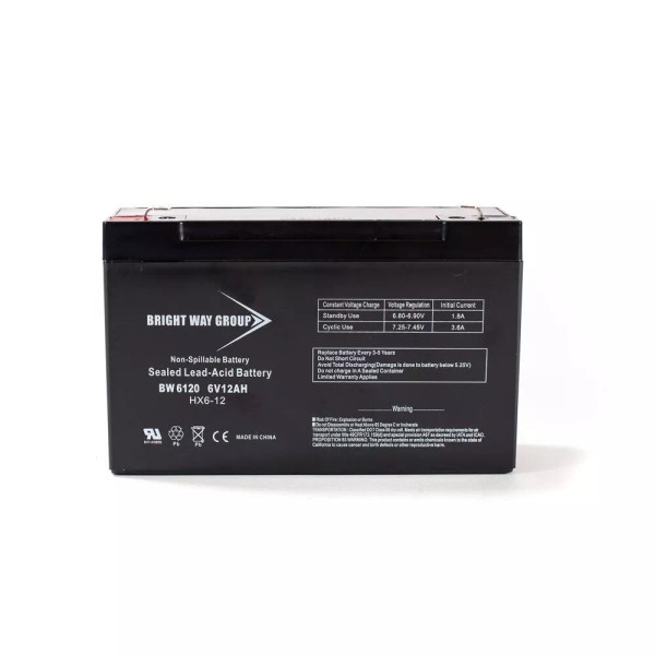 Bright Way Group 2RPG2 LightAlarms Replacement Emergency Lighting SLA Battery
