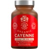 Organic Cayenne Pepper Capsules 500mg | 2mg Capsaicinoids Including Capsaicin
