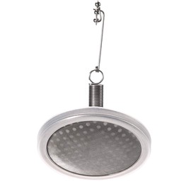 Permanent Siphon/Syhon Coffee Filter for Hario Yama Siphon Coffee Maker and Other Syphon Coffee Maker, Stainless Steel & White Silicon Rubber, Model: A1