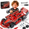 DIYBee Metal Model Car Kit, 287 Pcs STEM Building Toy
