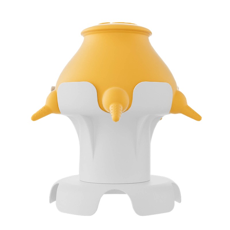 Pet Milk Feeder 4 Soft Silicone Nipples Raised Base Puppy