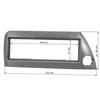 Radio Fascia for Ford Ka (1996-2008) (Metallic Silver)