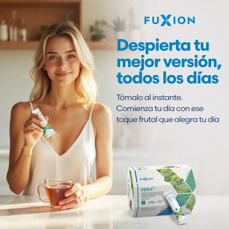Fuxion | Vera+ | Aloe Vera Y Wellmune® (betaglucanos) |