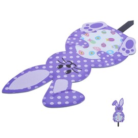 Kisangel Bunny Sign Lifelike Easter Garden Stake Decoration for Outdoor Use Cute Bunny Decor for Lawn Flower Bed and Porch Planter for Celebrating Easter