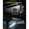 Magnetic Rechargeable LED Work Light, 360° Flexible Gooseneck Flashlight