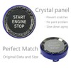 Lanyun crystal style engine start stop switch ignition button fit
