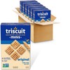 Triscuit Minis Original Whole Grain Wheat Crackers, Vegan Snacks, Bulk