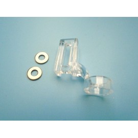 Generic Clear Ruler Presser Foot 1/4" for Free Motion Darning High Shank Machines