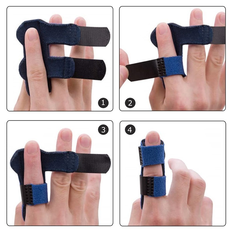 指サポーター ばね指 腱鞘炎 スポーツ 保護 リハビリ 金属プレート 通気性 柔軟快適 調節可能