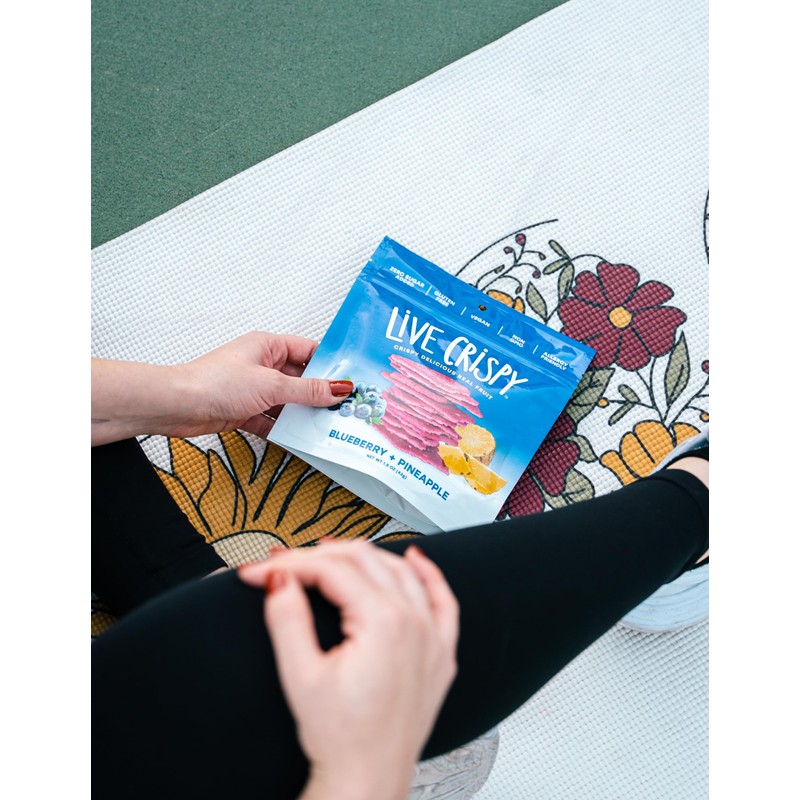 Live Crispy Crunchy Fruit Chips - No Sugar Added, Dried