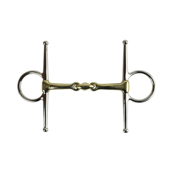 AK Full Cheek Bit with Double Jointed Lozenge in German