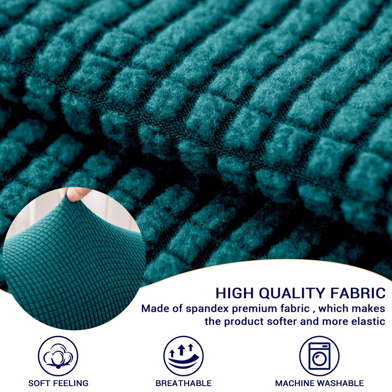 Subrtex Stretch Armrest Covers Spandex Arm Covers for Chairs Couch