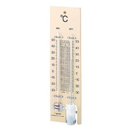 佐藤計量器(SATO) 乾湿計 ガーデニング 木製 ベーシック 取り付けやすい(フック箱)