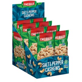 Emerald Salt and Pepper Cashews, 1.25 Ounce