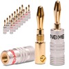 NEXMEX Banana Plug 4 mm – 18 Pieces Plugs as