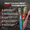 PRIMALS Kids Boar Bristle & Bamboo Toothbrush (4-Pack) - Healthy