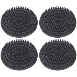 Sichler Haushaltsgeräte Accessories for Tile Mops: Set of 4 Brushes for Steam Floor Polisher FPW-800, Diameter 14 cm (Polishing Machines with Water Tanks, Mops, Cleaning Cloths)