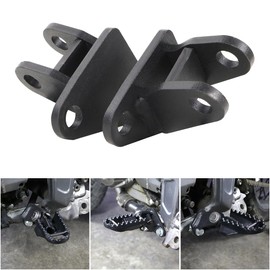 Xitomer Fit for DR650 Footpeg Lowering Mounts 2''(50mm) Fit for DR650 1996-2024 Foot peg and Control Lowering Kit (Matte Black)