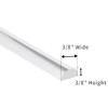 Dalrun Clear Acrylic Shower Threshold 3/8" X 3/8" (WxL) for