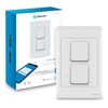 STEREN SHOME-116 Apagador Wi-Fi Doble, 2,4 GHz, Compatible con asistentes