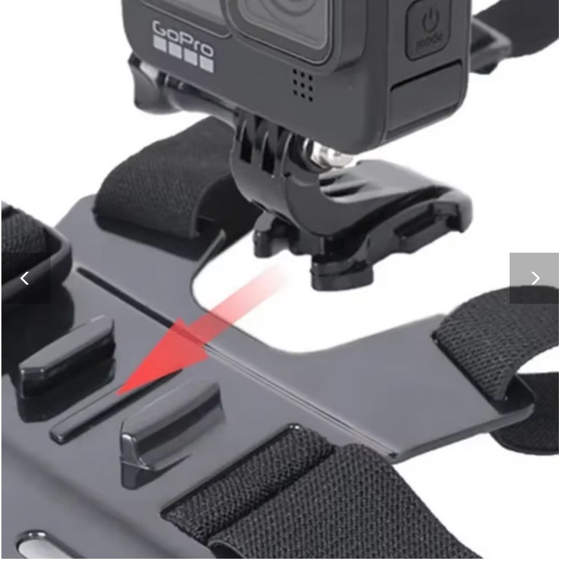 360° Rotating Smartphone Chest Strap Holder for Hands-Free Video Recording