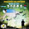JSKNB Spotlight 1000000 Lumens, 6 Modes Led Rechargeable Spotlight Flashlight