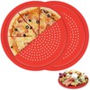 LYNG Pizza Pans 16 Inch 2 Pack Silicone Round Pizza