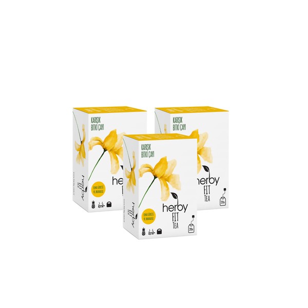 Herby Fit Tea Elma Sirkeli Ananaslı Diyete Destek Form Bitki