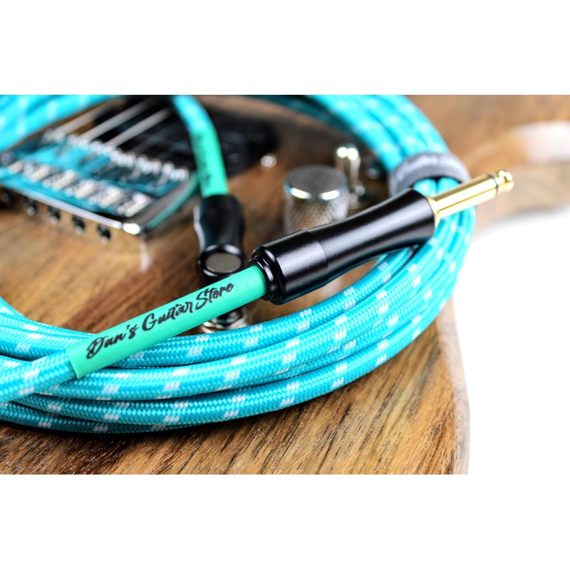 Dan's Guitar Store 20ft Inline / Right Angle Instrument Cable